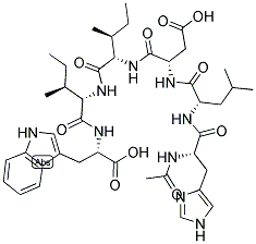 AC-ENDOTHELIN-1 (16-21), HUMAN Struktur