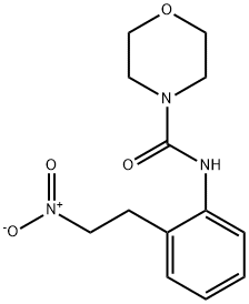 N-[2-(2-NITROETHYL)PHENYL]-4-MORPHOLINECARBOXAMIDE Struktur