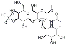 3'-SULPHATED LEWIS X, METHYL GLYCOSIDE Struktur