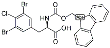 FMOC-3,5-DIBROMO-4-CHLORO-D-PHE-OH Struktur