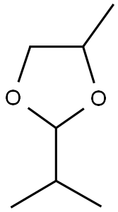 2-ISOPROPYL-4-METHYL-1,3-DIOXOLANE Struktur