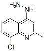 8-CHLORO-4-HYDRAZINO-2-METHYL-QUINOLINE Struktur