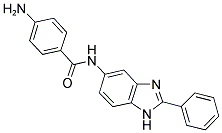 4-AMINO-N-(2-PHENYL-1 H-BENZOIMIDAZOL-5-YL)-BENZAMIDE Struktur