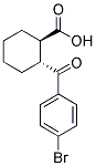 TRANS-2-(4-BROMOBENZOYL)-1-CYCLOHEXANE-CARBOXYLIC ACID Struktur