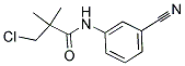 3-CHLORO-N-(3-CYANOPHENYL)-2,2-DIMETHYLPROPANAMIDE Struktur