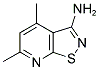 4,6-DIMETHYL-ISOTHIAZOLO[5,4-B]PYRIDIN-3-YLAMINE Struktur