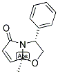(3R-CIS)-(-)-2,3-DIHYDRO-7A-METHYL-3-PHENYLPYRROLO[2,1-B ]OXAZOL-5(7A H)-ONE Struktur