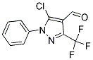 5-CHLORO-1-PHENYL-3-(TRIFLUOROMETHYL)-1H-PYRAZOLE-4-CARBALDEHYDE Struktur