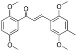 3-(2,5-DIMETHOXY-4-METHYLPHENYL)-1-(2,5-DIMETHOXYPHENYL)PROP-2-EN-1-ONE Struktur