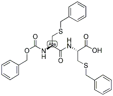 CBZ-S-BENZYL-L-CYS-S-BENZYL-L-CYS Struktur