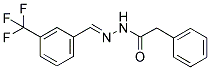 2-PHENYL-N'-([3-(TRIFLUOROMETHYL)PHENYL]METHYLENE)ACETOHYDRAZIDE Struktur