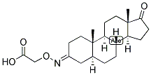 5-ALPHA-ANDROSTAN-3,17-DIONE 3-O-CARBOXYMETHYLOXIME Struktur