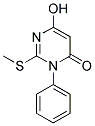 6-HYDROXY-2-(METHYLTHIO)-3-PHENYLPYRIMIDIN-4(3H)-ONE Struktur