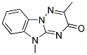 2,5-DIMETHYL[1,2,4]TRIAZINO[2,3-A]BENZIMIDAZOL-3(5H)-ONE Struktur