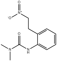 N,N-DIMETHYL-N'-[2-(2-NITROETHYL)PHENYL]UREA Struktur