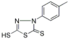 3-(4-METHYLPHENYL)-5-SULFANYL-1,3,4-THIADIAZOLE-2(3H)-THIONE Struktur