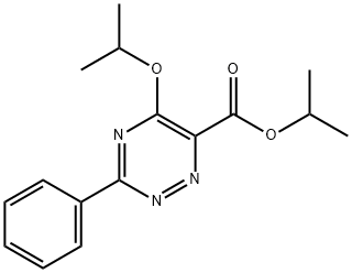 ISOPROPYL 5-ISOPROPOXY-3-PHENYL-1,2,4-TRIAZINE-6-CARBOXYLATE Struktur