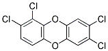 1,2,7,8-TETRACHLORODIBENZO-P-DIOXIN Struktur