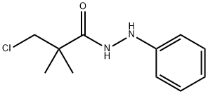 3-CHLORO-2,2-DIMETHYL-N'-PHENYLPROPANOHYDRAZIDE Struktur