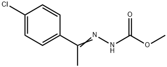 METHYL 2-[1-(4-CHLOROPHENYL)ETHYLIDENE]-1-HYDRAZINECARBOXYLATE Struktur