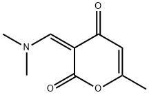 3-[(DIMETHYLAMINO)METHYLENE]-6-METHYL-2H-PYRAN-2,4(3H)-DIONE Struktur