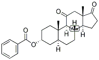 5-ALPHA-ANDROSTAN-3-ALPHA-OL-11,17-DIONE BENZOATE Struktur