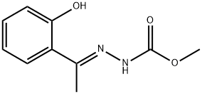 METHYL 2-[1-(2-HYDROXYPHENYL)ETHYLIDENE]-1-HYDRAZINECARBOXYLATE Struktur