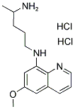 N1-(6-METHOXY-QUINOLIN-8-YL)-PENTANE-1,4-DIAMINE DIHYDROCHLORIDE Struktur