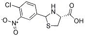 2-(4-CHLORO-3-NITROPHENYL)-1,3-THIAZOLANE-4-CARBOXYLIC ACID Struktur