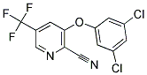 3-(3,5-DICHLOROPHENOXY)-5-(TRIFLUOROMETHYL)-2-PYRIDINECARBONITRILE Struktur