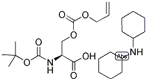 BOC-L-SER(ALLOC)-OH DCHA Struktur