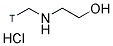 2-(METHYLAMINO) ETHANOL [METHYL-3H] HYDROCHLORIDE Struktur