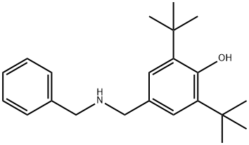 4-(BENZYLAMINO-METHYL)-2,6-DI-TERT-BUTYL-PHENOL Struktur