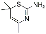 4,6,6-TRIMETHYL-6H-1,3-THIAZIN-2-YLAMINE Struktur