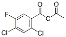 2,4-DICHLORO-5-FLUORO BENZOYL ACETATE Struktur