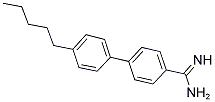 4'-PENTYL-BIPHENYL-4-CARBOXAMIDINE Struktur