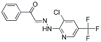 2-OXO-2-PHENYLACETALDEHYDE N-[3-CHLORO-5-(TRIFLUOROMETHYL)-2-PYRIDINYL]HYDRAZONE Struktur