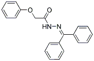 N'-(DIPHENYLMETHYLENE)-2-PHENOXYACETOHYDRAZIDE Struktur