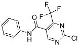 N5-PHENYL-2-CHLORO-4-(TRIFLUOROMETHYL)PYRIMIDINE-5-CARBOXAMIDE Struktur