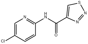 N-(5-CHLORO-2-PYRIDINYL)-1,2,3-THIADIAZOLE-4-CARBOXAMIDE Struktur