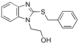 2-[2-(BENZYLTHIO)-1H-BENZIMIDAZOL-1-YL]ETHANOL Struktur