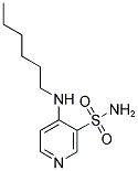 4-(HEXYLAMINO)PYRIDINE-3-SULFONAMIDE Struktur