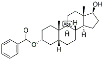 5-BETA-ANDROSTAN-3-ALPHA, 17-BETA-DIOL 3-BENZOATE Struktur