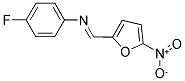 4-FLUORO-N-((5-NITRO-2-FURYL)METHYLENE)ANILINE Struktur