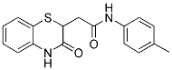 N-(4-METHYLPHENYL)-2-(3-OXO-3,4-DIHYDRO-2H-1,4-BENZOTHIAZIN-2-YL)ACETAMIDE Struktur