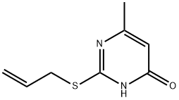 2-(ALLYLTHIO)-6-METHYLPYRIMIDIN-4-OL Struktur