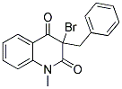 3-BENZYL-3-BROMO-1-METHYL-1,2,3,4-TETRAHYDROQUINOLINE-2,4-DIONE Struktur