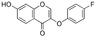 3-(4-FLUORO-PHENOXY)-7-HYDROXY-CHROMEN-4-ONE Struktur