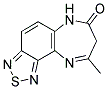 9-METHYL-6,8-DIHYDRO-7H-[1,2,5]THIADIAZOLO[3,4-G][1,5]BENZODIAZEPIN-7-ONE Struktur