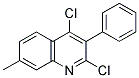 2,4-DICHLORO-7-METHYL-3-PHENYLQUINOLINE Struktur